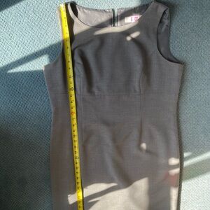 Elegant Gray Sleeveless Dress